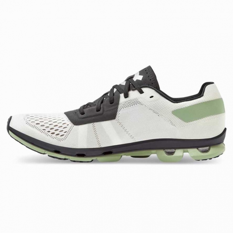 White / Black On Cloudflash Women's Road Running Shoes | UYE375492