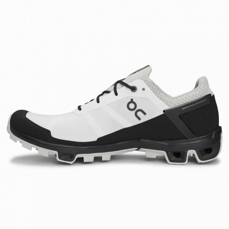 White / Black On Cloudventure Peak Men's Trail Running Shoes | MWL869715